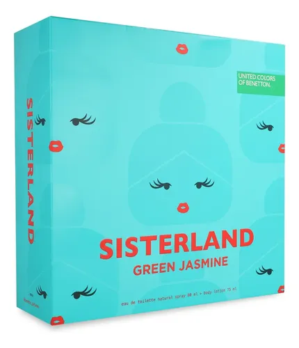 Perfume Mujer Benetton Sisterland Green Jasmine Edt 80ml Set
