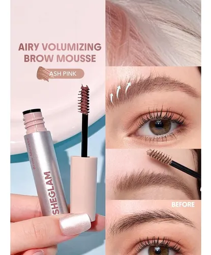 Gel De Cejas Con Color Sheglam Airy Tinted Rosa Ceniza