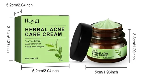 Crema Herbal Para El Acné Hoygi Para Una Piel Clara Y Suave