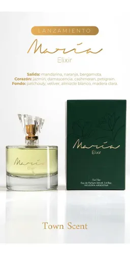 Perfume Eau de Parfum Mujer Maria Elixir 100ml Town Scent Floral Frutal
