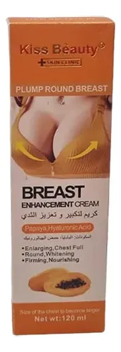 Crema Aumenta Busto Reafirmante Senos Tonifica Volumen Real Fragancia Papaya Y Acido Hialuronico