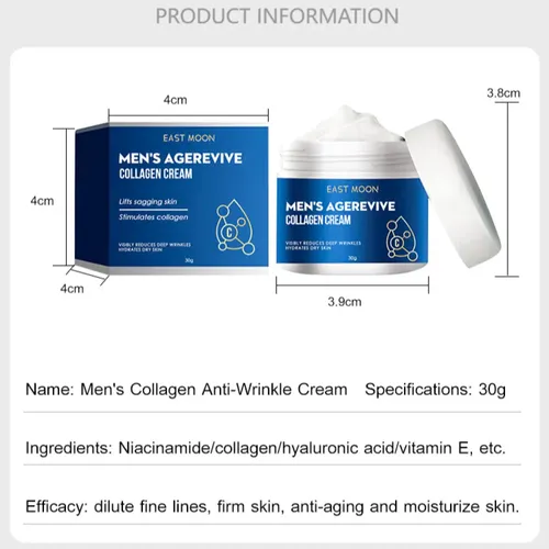 Crema Antiedad De Colágeno Para Hombres Collagen Fir