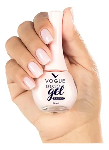 Esmalte Efecto Gel Vogue Fácil Aplicación Color Eterna – Rosa Claro