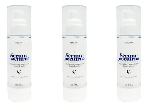 Kit X3 Serum Nocturno Frilayp Provitamina B5 + Biotina X80ml