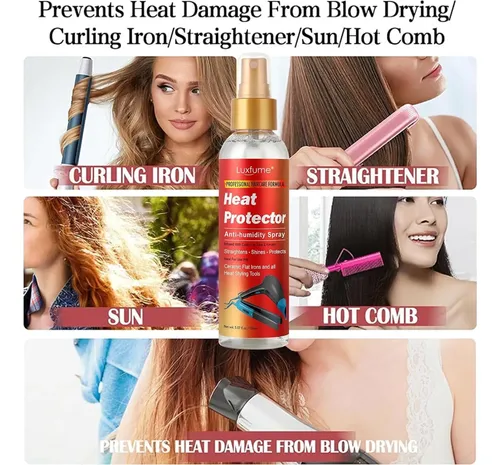 Spray Protector De Calor Para Cabello Luxfume 450°f