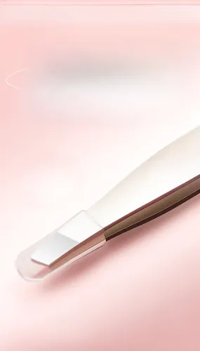 Pinza Para Cejas, Punta Inclinada, De Acero Inoxidable, Anti