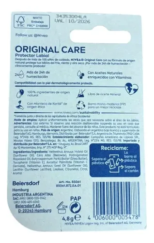 Protector Labial Nivea Original