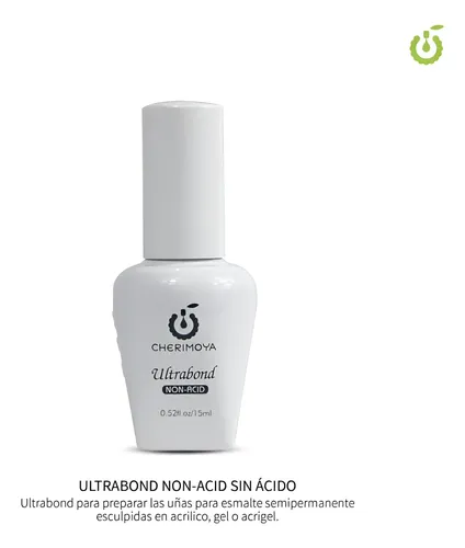 Kit Ultrabond Primer Base Top Negro Blanco Rojo Cherimoya