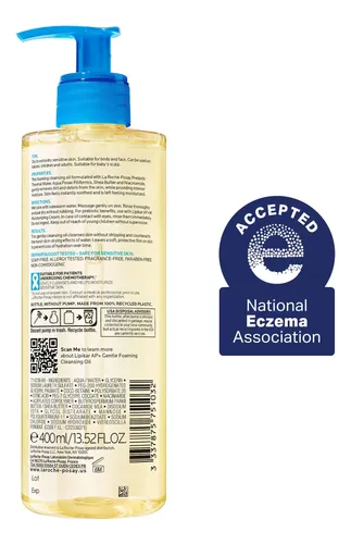 La Roche-posay Lipikar Ap+ Aceite Limpiador 400 G