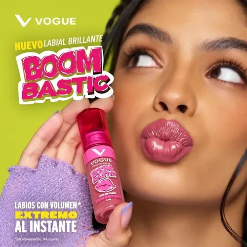 Brillo Labial Vogue Boombastic Tono Alucinante