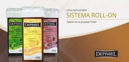 Depimiel Cera Roll On X 24 Unidades Miel