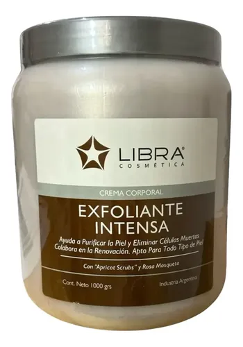 Crema Exfoliante Intensa Libra Granulado Pulidora 1kg