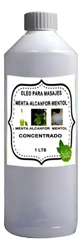 Oleo Masajes Relajantes Menta Alcanfor Mentol 1lt Belgrano