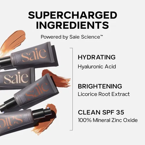 Base De Maquillaje Ligera Saie Slip Tint Spf 35-four