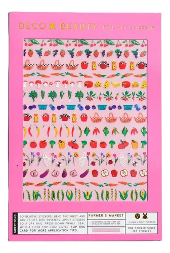 Pegatinas Para Uñas Deco Beauty Farmer’s Market – Ligeras Y