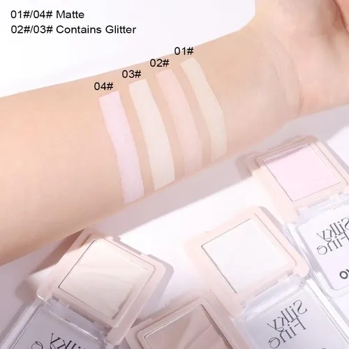 Paleta De Iluminadores Y Contorno Suake 01 Milk Rice White