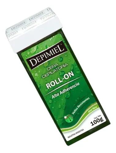 Depimiel Cera Depilatoria Roll On Alta Adherencia Aloe X3