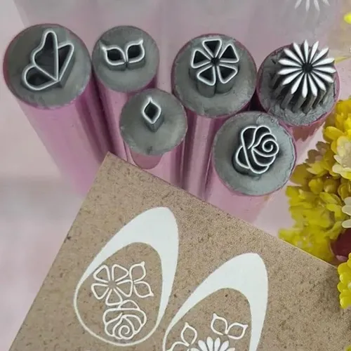 Juego De 6 Bolígrafos Nails Art Stamp Set Nails Art Pen Set
