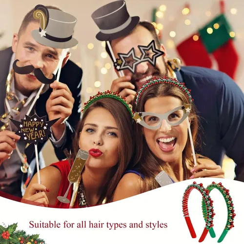 Oferta Do Dia Christmas Headbands For Women Girls 2pcs
