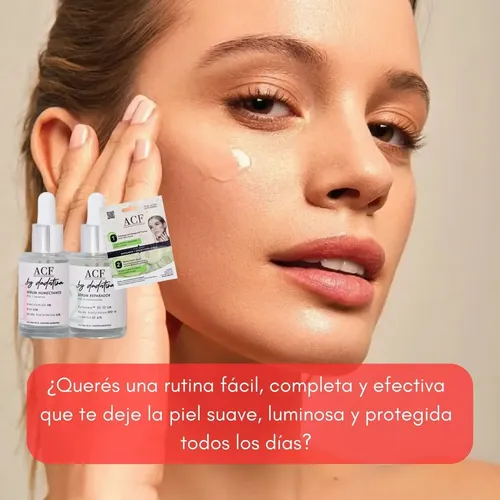 Dadatina Skincare Kit Serum 1 Y 2 Hidratante Antiarrugas Acf