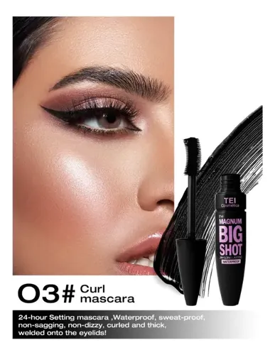 Rimel Mascara Para Pestañas Tei Big Shot Make Up Waterproof