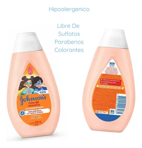 Acondicionador Johnsons Kids Rulos De Ensueño X200ml