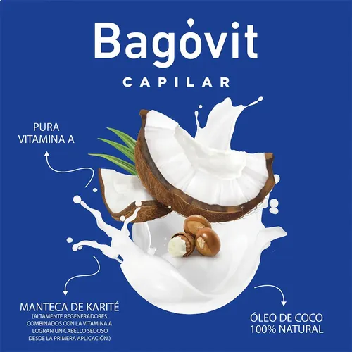 Bagóvit Capilar Nutrición Profunda Shampoo Para Cabello Seco