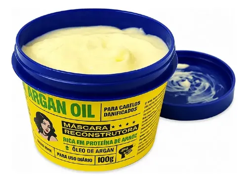 Mascara Reconstructora Argan Oil 100g Lola Cosmetics