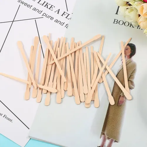 // 500 Barras Aplicadoras De Cera De Madera Para Depilación