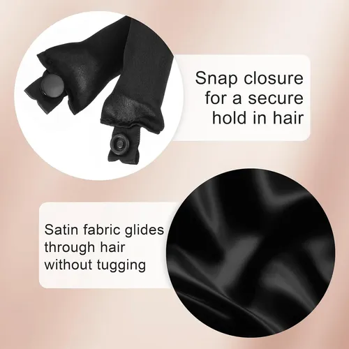 Jenny 6 Rulos Para El Cabello Con Cojín De Satén Suave