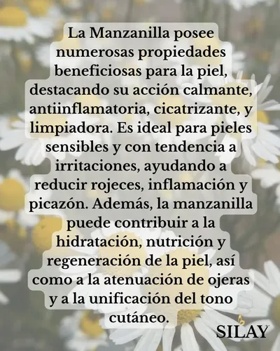 Crema Natural Calendula Y Manzanilla Silay Piel Sensible
