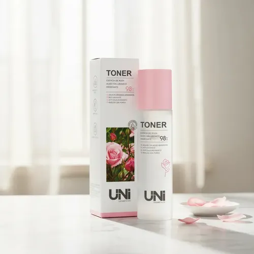 Toner Agua Tonica Hidratante De Rosas C/ Acido Hialuronico Todo Tipo De Piel Día/noche