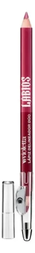 Violetta Delineador Dual De Labios Con Sacapuntas Incluido Rojo/cherry