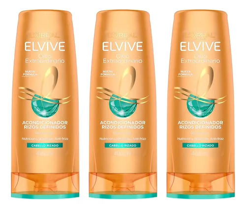 Pack Acondicionador Elvive Óleo Extraordinario Rizos Definid