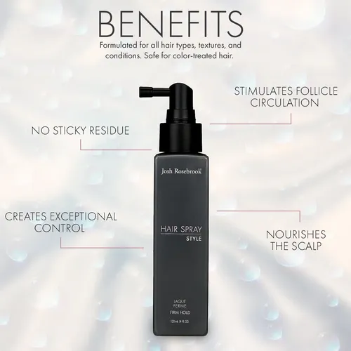 Laca Para Cabello Fuerte Josh Rosebrook 120 Ml