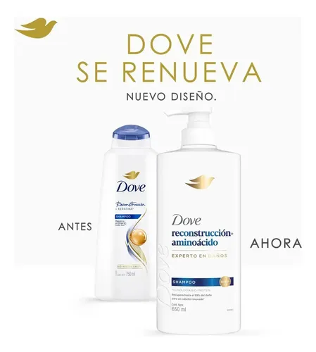 Shampoo Dove Reconstrucción + Aminoácido 650ml