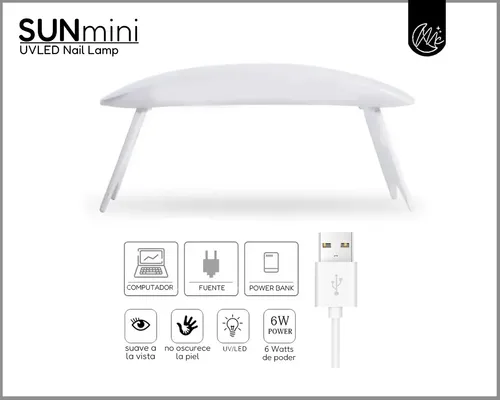 Kit Uñas Esculpidas Esmaltadas Semipermanente Cabina Uv Led