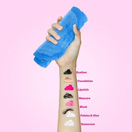 Paño Desmaquillante Makeup Eraser Pro, Azul Baya, 1 Unidad
