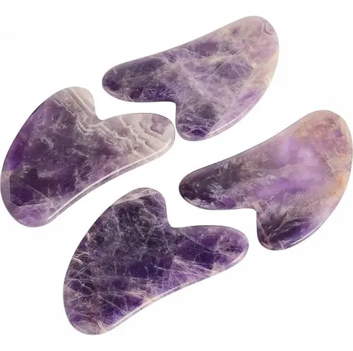 Herramienta Gua Sha Amatista – Piedra Natural