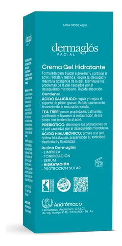 Dermaglos Crema Gel Hidratante Control Acne 50g