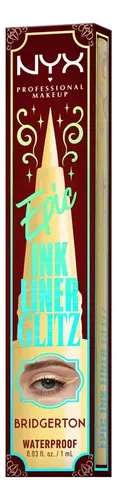 Delineador De Ojos Nyx Epic Ink Liner Glitz 02 Gold Metalizado