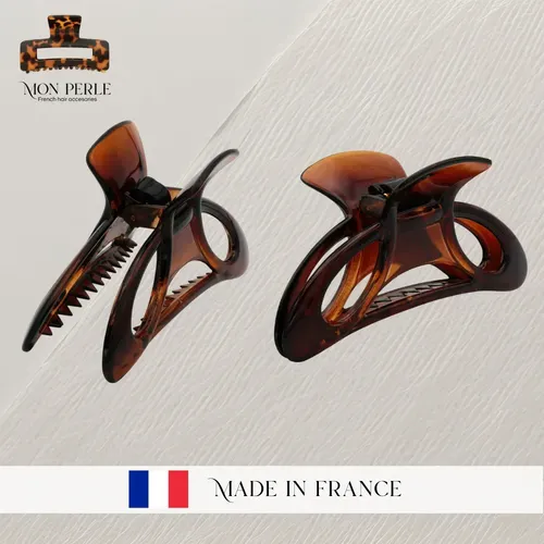 Broche Pelo Frances Ganchos Carey Clip Carey Mediano
