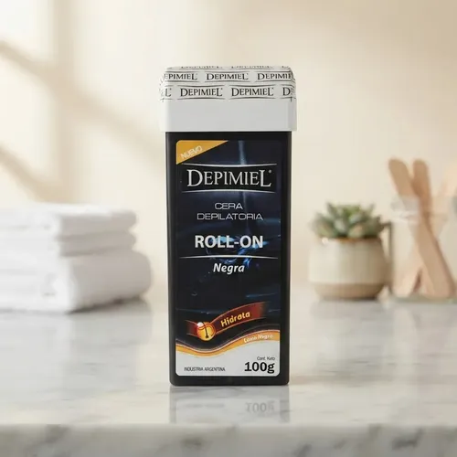 Cera Depilatoria Depimiel Negra Roll-on Recambio 100g