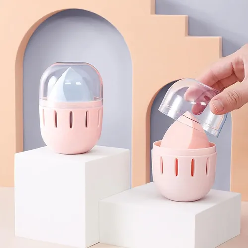 Soporte For Esponja De Maquillaje | Caja Portátil