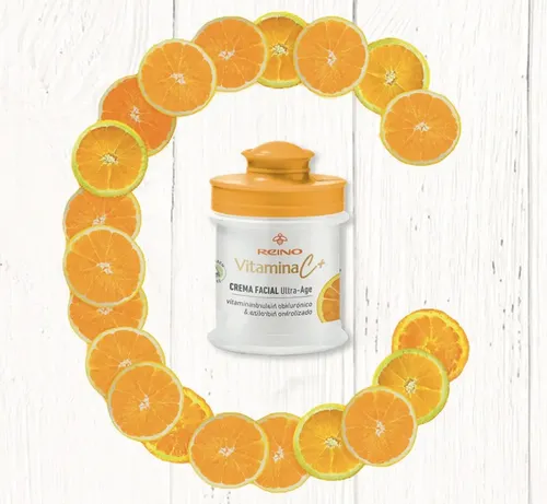 Crema Facial Vitamina C Ultra Age Día/Noche Antioxidante Para Todo Tipo De Piel