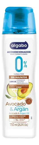 Acondicionador 0% Sulfatos Ondas Y Rizos 750ml Algabo