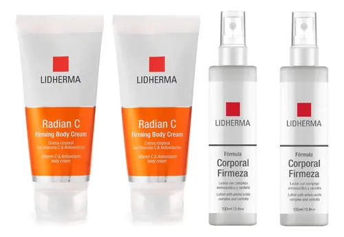 Kit Ultra Reafirmante Corporal P/ Flaccidez Tensor Lidherma