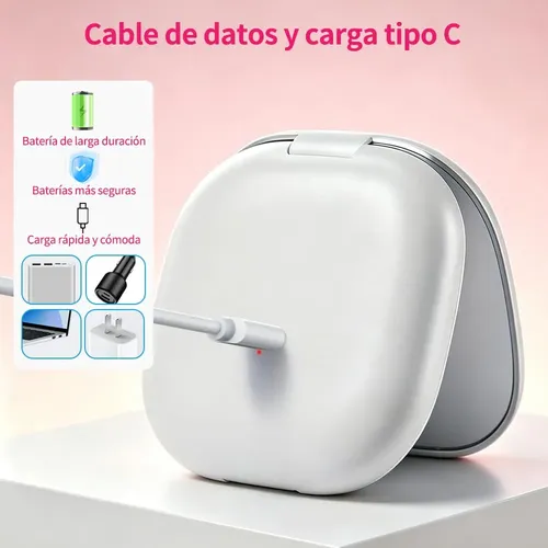 Anillo Luz Doble Cara Modos, Brillo Ajustable Espejos