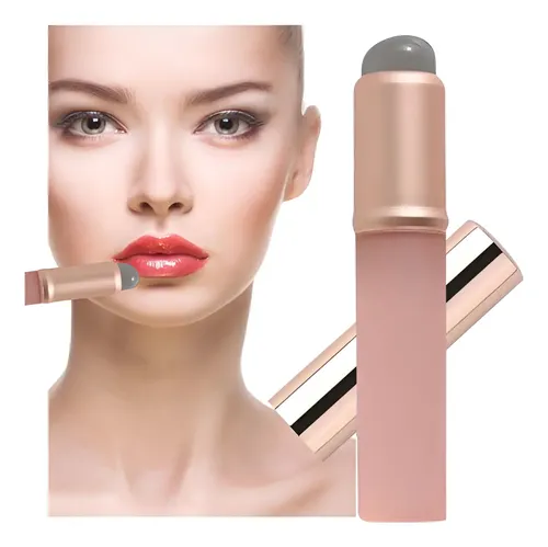 Mini Brocha Pincel Punta De Silicona P/ Maquillaje De Labios