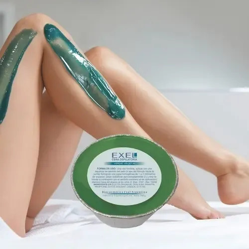 Cera Depilatoria Corporal Verde Elastica Exel 200 G
